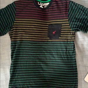Men’s LRG Black Striped Shirt